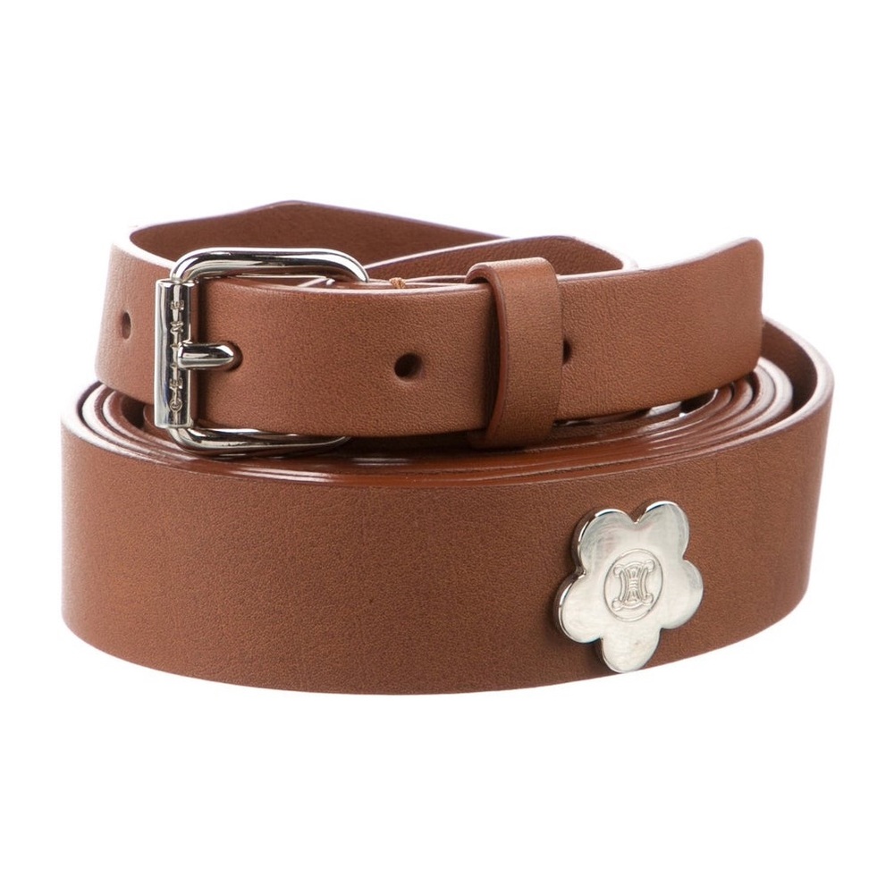 Celine Belt with Silver Buckle